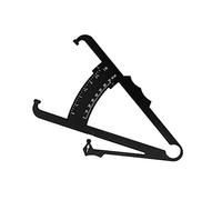 rongweiwang Calibrador de pliegues cutáneos preciso 0-70 mm Probador de grasa corporal antideslizante Cuidado de la salud, Negro