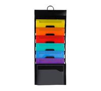 rongweiwang Carpeta de archivos expandible práctica que permite un fácil montaje en la pared y un acceso eficiente a los archivos con organizador colgante premium tamaño carta A4 para oficina en casa.