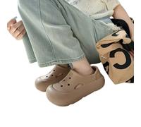 rongweiwang Chanclas de Ducha Antideslizantes para Mujer. Evita resbalones y caídas con Estilo. Agua Limpia una Vez enjuagadas. Chanclas de Ducha para la Universidad, Caqui, 37【código estándar】