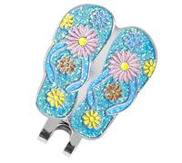 rongweiwang Clips Personalizados para Gorras de Golf con Marcador. Metal Resistente. Fácil de Colocar. Diseño Brillante Tipo Zapatilla Que le da un Toque Especial y Personalizado a tu Atuendo Golf.