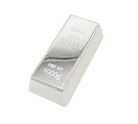 rongweiwang El ladrillo Plateado de utilería de Escritorio, un Accesorio Falso la película, es una simulación un Juguete utilería Artificial Plata. Se Suma a los Recuerdos películas, , l