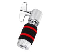 rongweiwang Embrague para Hi-Hat de Jazz Drum, soporte premium de liberación rápida y resistente, fácil de instalar. Accesorios de percusión de fabricación artesanal, Plata, Altura: 7.5 cm