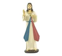rongweiwang Estatua única de Jesús de la Divina Misericordia. Un Regalo emotivo Que aporta alegría y conexión Espiritual a Cualquier Espacio y Obra Maestra. Viene cuidadosamente
