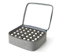 rongweiwang Estuche portátil para guardar esmaltes de uñas, bolsa de maquillaje de viaje para manicuristas, organizador de tela para uñas, caja de almacenamiento para guardar esmaltes de uñas, do