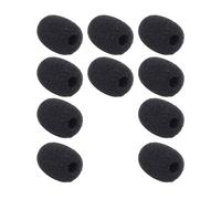 rongweiwang Funda de espuma resistente al viento para micrófono de solapa. Protege contra el ruido del viento. Incluye funda esponja para parabrisas. Repuestos universales para fundas antiviento.