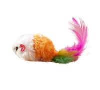 rongweiwang Juguete de Gato de ratón de Alto Nivel de simulación para cautivar a los Gatos. Sonido Incorporado para atraer la atención del Gato. Juguetes de Peluche para Gatos, Tipo+1