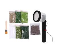 rongweiwang Kit de 9 aplicadores de césped estático para proyectos Bricolaje, máquina Flocado electrostático A, Estilo F