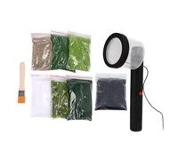 rongweiwang Kit de 9 aplicadores de césped estático para proyectos Bricolaje, máquina Flocado electrostático A, Estilo A