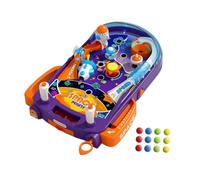 rongweiwang Máquina de Pinball para niños: un Atractivo Juego de Escritorio Que Ayuda a los niños a desarrollar Habilidades Pensamiento estratégico través del Juego. , sin luz , 43 x 46.5 x 14.5 cm