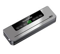rongweiwang Máquina de vacío, selladora al vacío con corte incorporado y pantalla digital de cuenta regresiva para conservar alimentos secos y secos con 10