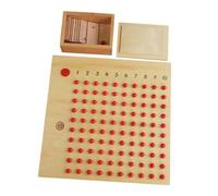 rongweiwang Material didáctico de matemáticas de para Madera para bebés en Caja Cuentas, diseñado para Que los niños desarrollen Habilidades cognitivas Mientras juegan. El Tablero matemáticas