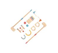 rongweiwang Palo de Golf Educativo para niños, Palo de práctica con Hoyos, Juguete minigolf, Juego Golf para niños, opción, Pelotas para Madera para pequeños.