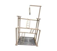 rongweiwang Parque de Juegos para pájaros con Escalera Esencial Que Ofrece maravillosas oportunidades de Juego para Loros y Otros pájaros. Parque de Juegos para