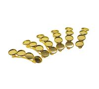 rongweiwang Pinzas para el cabello, pasador de joyería, un pasador de lazo francés con engastes joyería en Para blanco, adaptables al gusto personal, accesorios para hacer. Cada accesorio tiene un