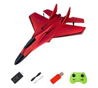 rongweiwang Planeador de Control Remoto con avión RC. Experimenta vuelos más Largos. Idea jóvenes en la aviación. Avión RC de 2, Rojo, 28.5 x 21 x 7.5 cm