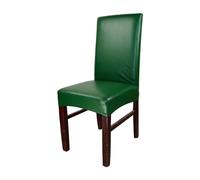 rongweiwang Protector de silla sillas de comedor aspecto nuevo amplia aplicación fácil de limpiar y lavar PU funda para silla de comedor fundas para sillas, verde