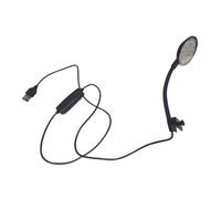 rongweiwang Solución de iluminación para peceras de escritorio, luz LED para acuario, lámpara con clip, luz USB, ahorro energía, ajustable para decoración del hogar, lámpara con clip, USB, ahorro