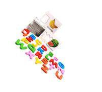 rongweiwang Tabla de bolsillo para el aprendizaje del alfabeto preescolar, tarjetas de Para madera para la coordinación ojo-mano, identificación colores y formas, reconocimiento letras para niños