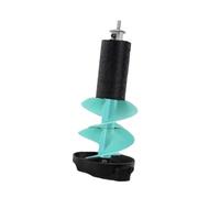 rongweiwang Taladro para Hielo de 6 Pulgadas, Herramienta Esencial para Pesca Invernal, Aventuras al Aire Libre, océanos, Mares, Lagos y ríos, Azul, 50 centímetros