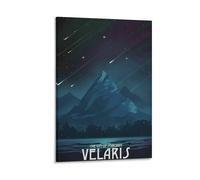 RONGYST Póster de Sarah J. Maas con diseño de libro de arte de una corte de espinas y rosas Velaris (18) pósteres artísticos para pared, pintura fotográfica, póster para colgar, decoración familiar