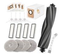 RongZy 18* para Xiaomi X20+/X10+ Accesorios Kit con 1 Cepillo Principal,4 Cepillo Lateral,4 Bolsas Polvo,4 Filtro Hepa,4 Paños Fregado,1 Cepillo Repuesto