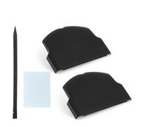 RongZy 2 Piezas Tapa Trasera para Sony PSP 2000 2001 3000 3001 Tapa Batería Carcasa Reemplazo con Herramientas