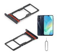 RongZy 2PCS Bandeja Tarjeta SIM para Samsung Galaxy A16 5G Soporte de Ranura SIM Repuesto para Samsung Galaxy A16 5G SM-A166B/A166U/A166M/A166E con Pin de Expulsión Abierto