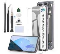 RongZy Pantalla de repuesto para Samsung Galaxy A56 5G LCD táctil digitalizador interno para Samsung A56 5G A566V/A566B/A566E/A566U/A566W, montaje de repuesto con kit de herramientas (con marco