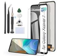 RongZy Pantalla de repuesto para Samsung Galaxy Xcover 7 LCD táctil digitalizador interno para Samsung Xcover 7 SM-G556B SM-G556BU1 conjunto de repuesto de pantalla con kit de herramientas