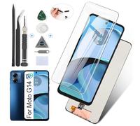 RongZy Pantalla para Motorola Moto G14 XT2341 Pantalla Táctil LCD Kit de Pantalla de Repuesto Ensamblaje Digitalizador de Reemplazo con Herramientas(Negro)