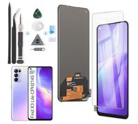 RongZy Pantalla para OPPO Find X3 Lite CPH2145/RENO5 5G Pantalla Táctil LCD Kit de Pantalla de Repuesto Ensamblaje Digitalizador de Reemplazo con Herramientas(Negro)
