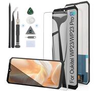 RongZy Pantalla para Oukitel WP23/WP23 Pro Pantalla Táctil LCD Kit de Pantalla de Repuesto Ensamblaje Digitalizador de Reemplazo con Herramientas(Negro)