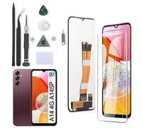 RongZy Pantalla para Samsung Galaxy A14 4G SM-A145P/A145R 2023 Pantalla Táctil LCD Kit de Pantalla de Repuesto Ensamblaje Digitalizador de Reemplazo con Herramientas(Negro)