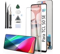 RongZy Pantalla para TCL 50 SE Táctil LCD de Repuesto Ensamblaje Digitalizador Reemplazo para TCL 40 NxtPaper 4G con Herramientas de Reparación(Negro)