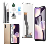 RongZy Pantalla para Wiko View4 W-V830 / Wiko View4 Lite W-V730 Pantalla Táctil LCD Kit de Pantalla de Repuesto Ensamblaje Digitalizador de Reemplazo con Herramientas(Negro)