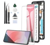 RongZy Pantalla para ZTE Blade V60 Vita/Axon 60 Lite Táctil LCD de Repuesto Ensamblaje Digitalizador Reemplazo con Herramientas de Reparación(Negro con Marco)