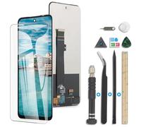 RongZy Pantalla táctil LCD para Motorola Moto G13 Moto G14, digitalizador interno para Motorola Moto G13 Moto G14, montaje de repuesto con kit de herramientas (negro)