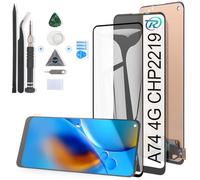 RongZy para OPPO A74 4G CHP2219 LCD+Pantalla Táctil Digitalizador Asamblea Reemplazo +Reparación Herramientas(TFT,Negro)