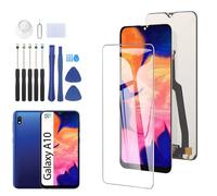 RongZy para Samsung Galaxy A10 2019 Reemplazo de Pantalla Táctil LCD + Compatible con Samsung A10 A105F el Kit de Herramientas de la Pantalla de Montaje del Teléfono(Negro)