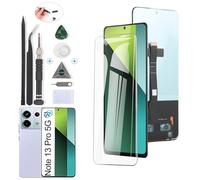 RongZy para Xiaomi Redmi Note 13 Pro 5G LCD+Pantalla Táctil Digitalizador Asamblea Reemplazo +Reparación Herramientas (Negro)