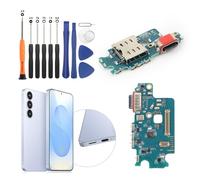 RongZy Puerto de carga USB para Samsung Galaxy S25 5G, conector de base, placa de carga, cable flexible, repuesto para Galaxy S25 5G S931B con herramientas