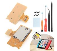 RongZy Ranura para Tarjeta de Memoria Reemplazo para Nintendo Switch HAC-001 Repuesto Lector de Tarjetas SD para NS Switch Consola Accesorios para Reparación con Tornillos y Herramientas