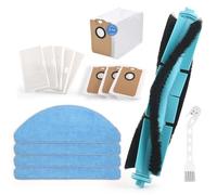 RongZy Repuestos para Cecotec Conga 7490 Immortal, 8290 Immortal Ultra Power Home Genesis X-Treme Accesorios,1 Cepillo Principal, 3 Bolsas Polvo,4 Paños Fregado,5 Filtro Hepa Replace