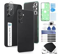 RongZy Tapa de Batería para Samsung Galaxy A54 5G SM-A546 Cubierta Posterior Panel Trasero con Herramientas(Neqro,con Lente de Cámara)