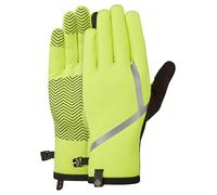 Ronhill Guantes para Correr, Cortavientos, Amarillo Fluorescente/Reflectante, Talla S