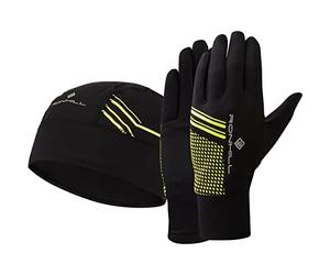 Ronhill Juego de Gorro y Guantes para Correr