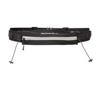Ronhill Running, Marathon Waist Belt, Cinturón para Correr y maratón Unisex Adulto, Negro con reflectividad, Talla única