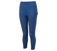 Ronhill Wmn's Tech Crop Tight, Tidal Raindrops para Correr, Talla 12