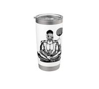 Ronin Basketball Graphic Warrior Baller Samurai Hoop Culture Vaso térmico de acero inoxidable de doble pared