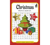 Ronin Puzzles Christmas Word Search: Wordsearch Puzzles with Easy to Read Print about Christmas. Fun & Relaxing Word Search Puzzles for Adults, ... Puzzles... Gifts for Holidays & Birthdays.